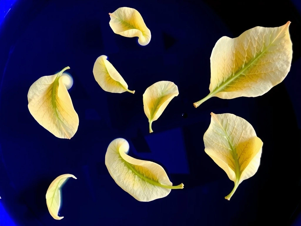 Abstrakcyjna kompozycja botaniczna